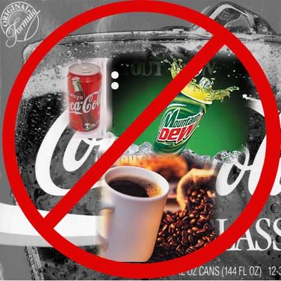 Image result for Avoid Caffeine/Soda